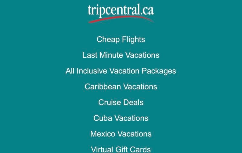 Tripcentral.ca Travel services in Ontario, Canada