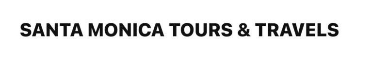 Santa Monica Tours & Travels Pvt Ltd. Kerala India