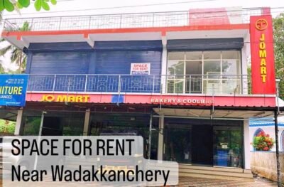 1150 sqft Commercial Office Space Available for Rent in Thrissur, Kerala, India-₹15000/month